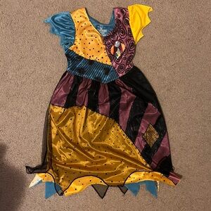 💀 Nightmare Before Christmas Sally Dress/Gown/Costume - Girls Small 6/6X